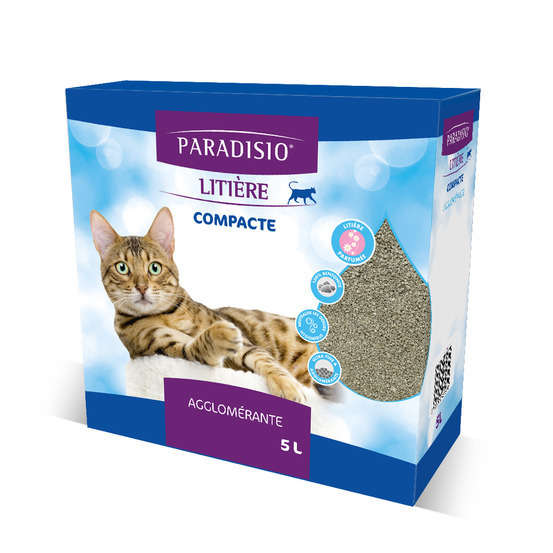 Litiere Minerale Pour Chat Compacte 5 Litres Truffaut