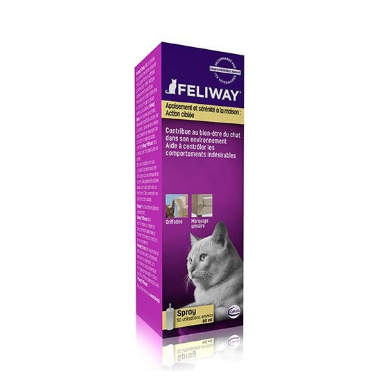 Produit Apaisant Feliway Pour Chat Spray 60ml Truffaut