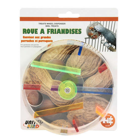 Roue Distributrice De Friandises Pour Oiseau Diametre 14 5 Cm Truffaut