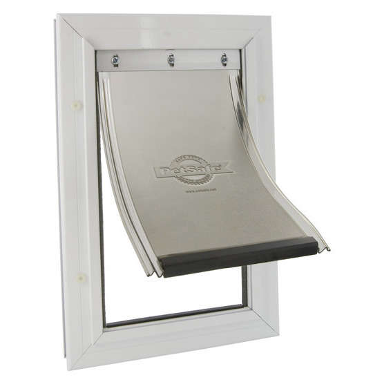 Porte Chatiere Staywell Cadre Aluminium 7kg Blanc Truffaut