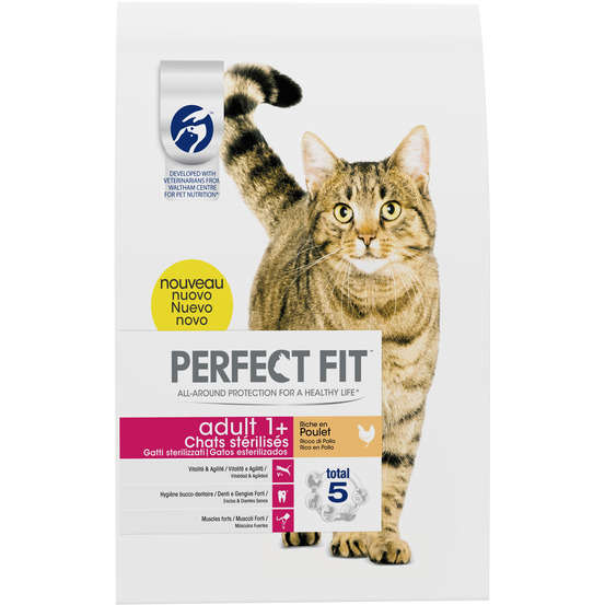 Croquettes Perfect Fit Adult 1 Pour Chats Sterilises Poulet 2 8kg Truffaut