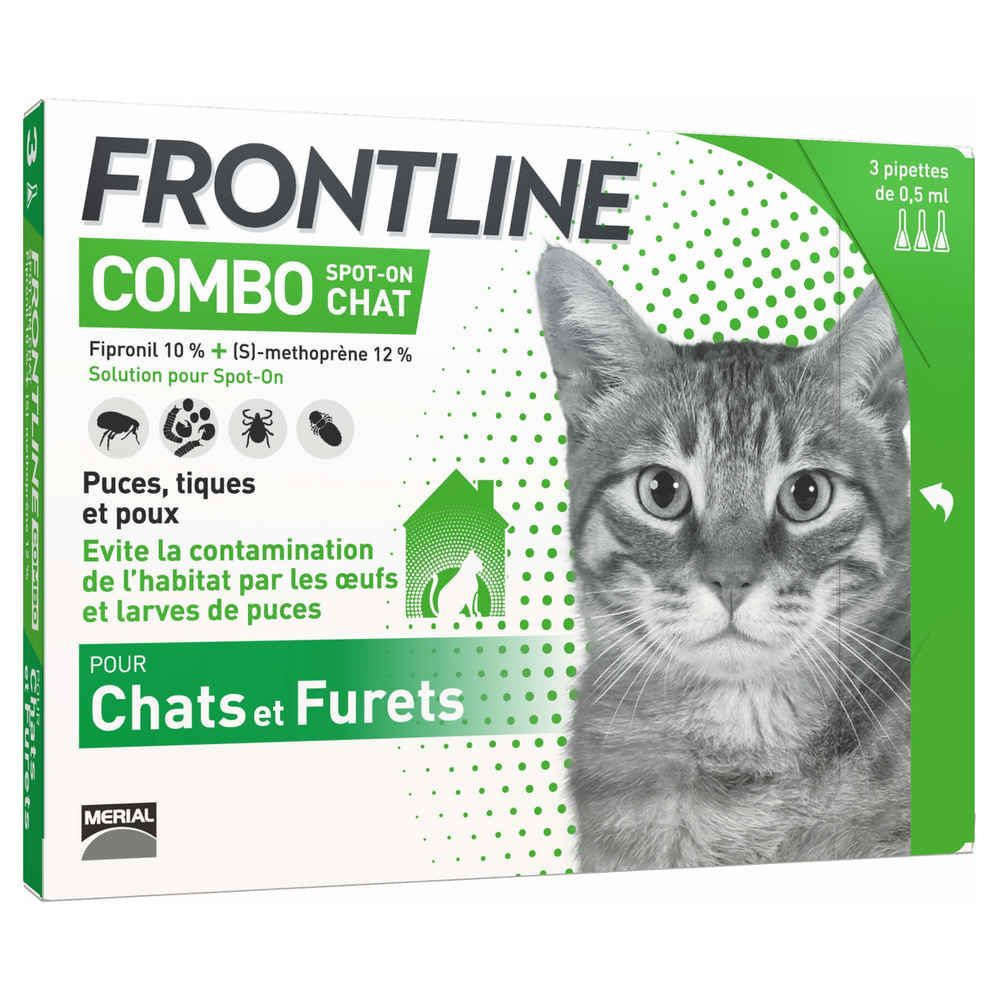 Pipette Antiparasitaire Chat Frontline C Combo X3 Truffaut