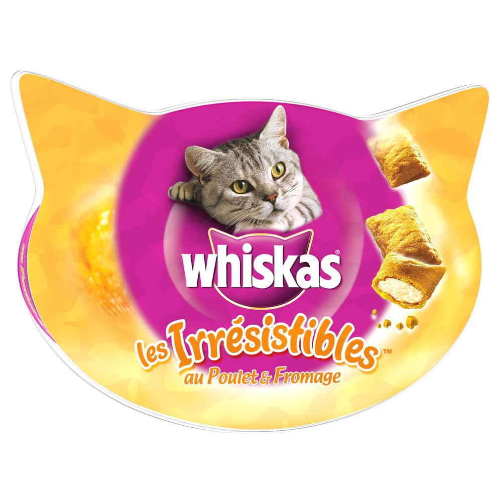 Friandises Pour Chat Les Irresistibles Au Poulet Fromage 60g Truffaut