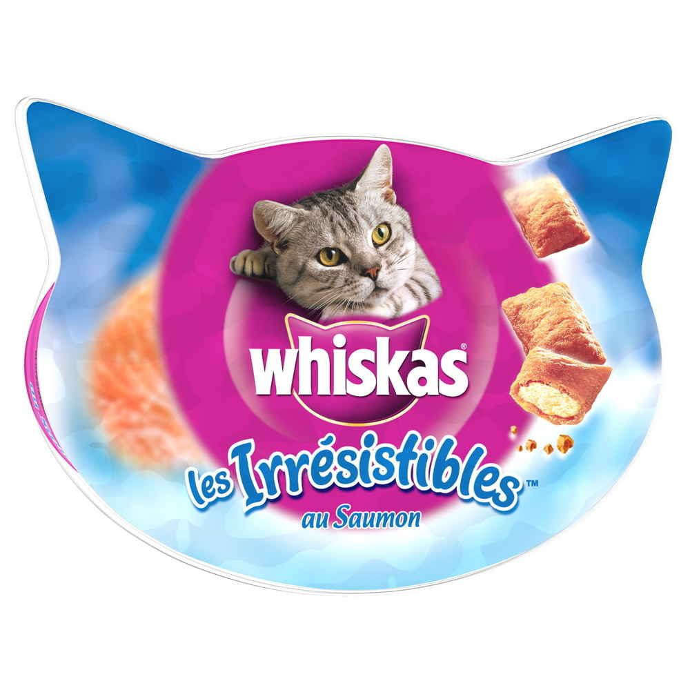 Friandises Pour Chat Les Irresistibles Au Saumon 60g Truffaut