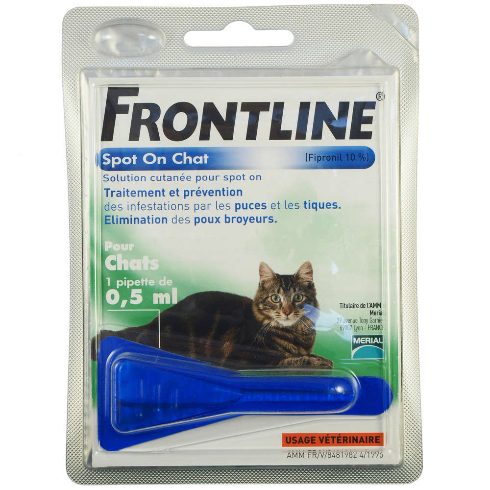 Pipette Antiparasitaire Chat Frontline C Spot On X1 Truffaut