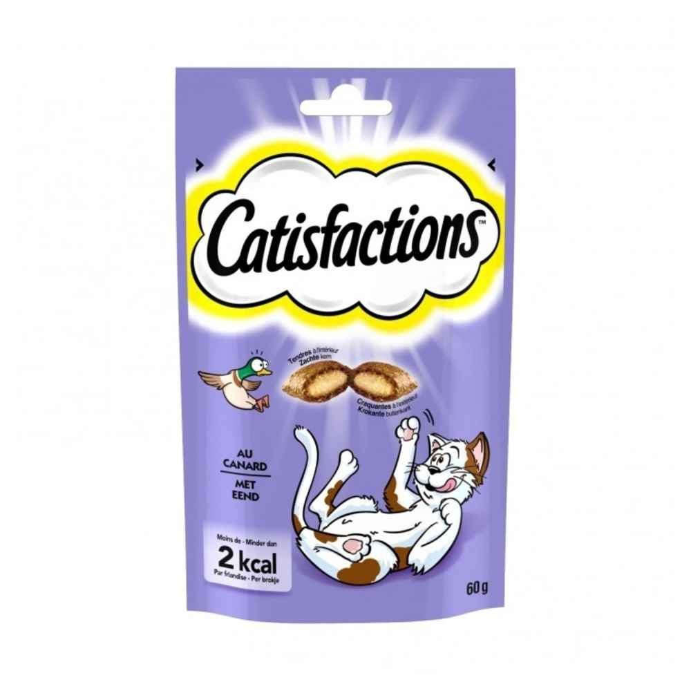 Friandises Pour Chat Catisfactions Au Canard 60 Gr Truffaut
