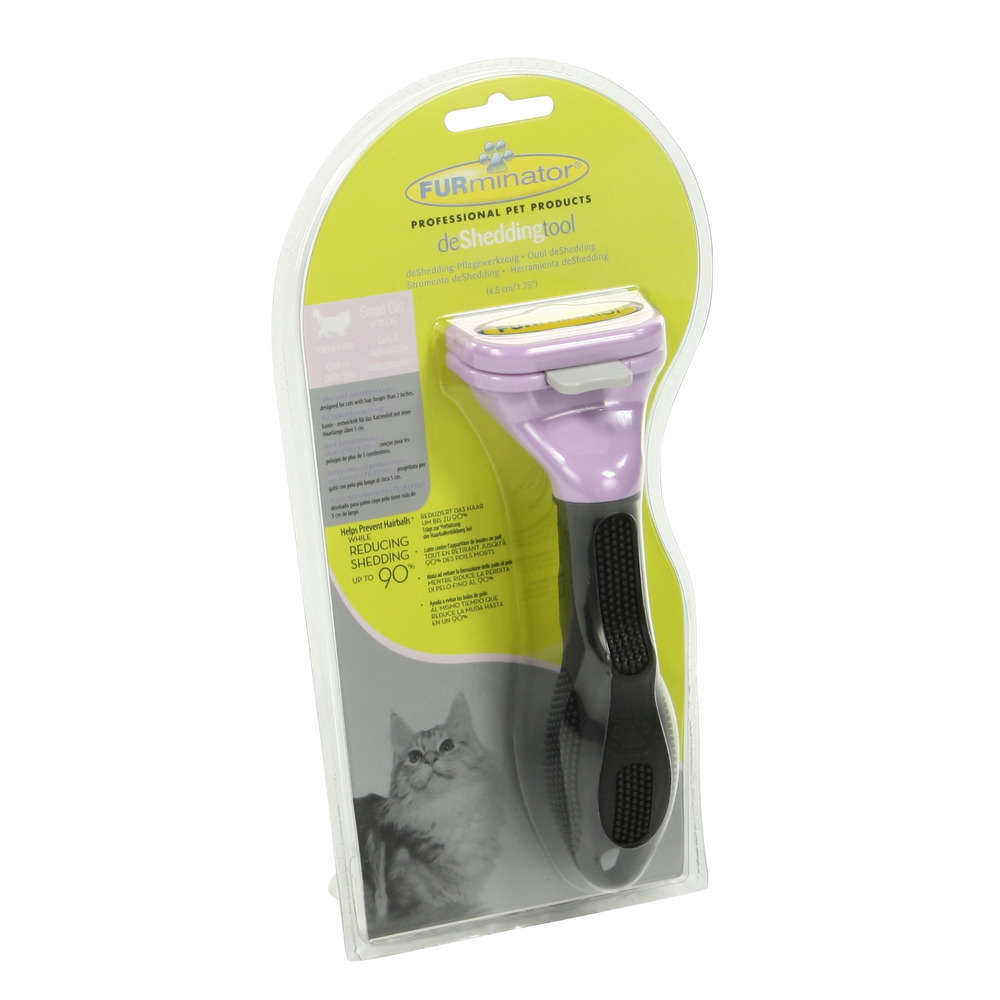 Brosse Furminator C Pour Chats De Petite Taille A Poils Longs Truffaut