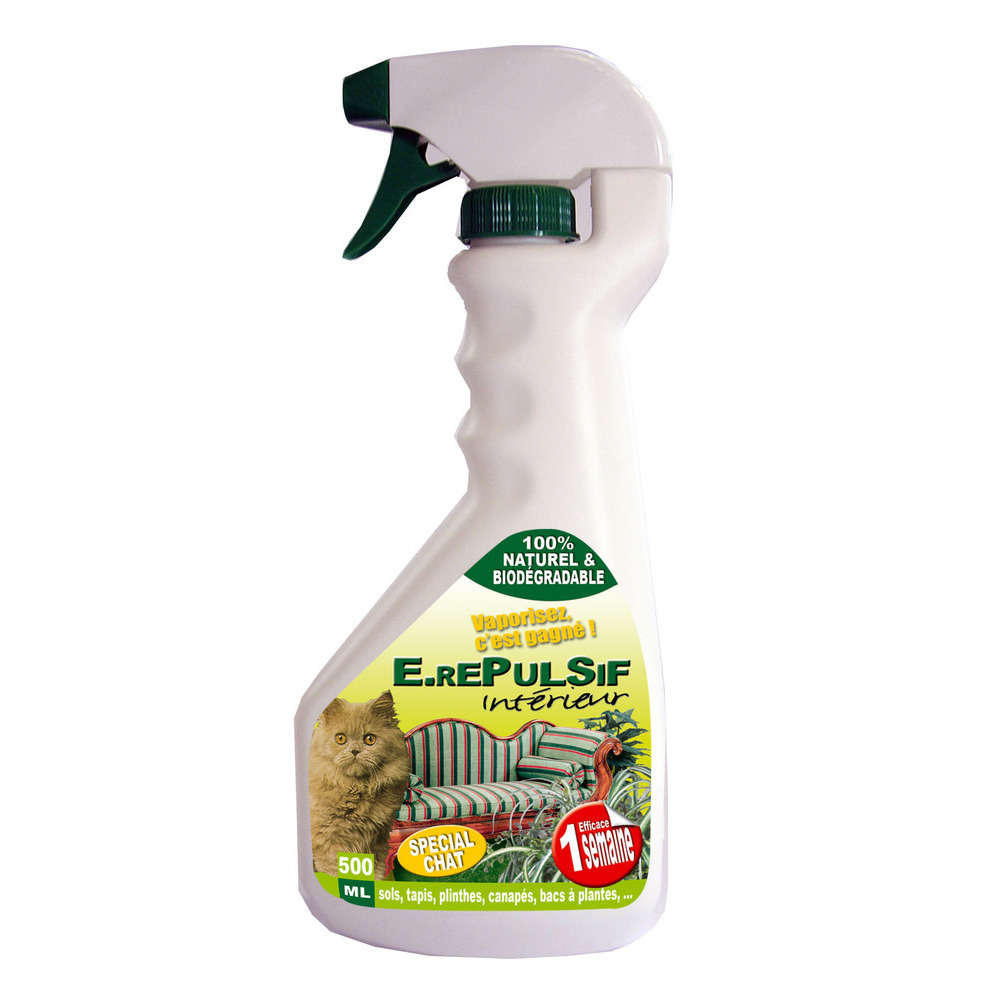 Repulsif Interieur Stop Pour Chat Spray 500ml Truffaut