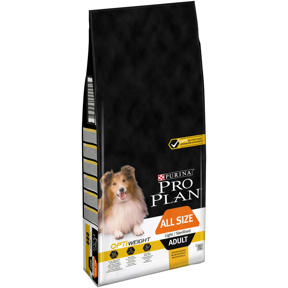 Croquettes pour chien adulte Pro Plan light stérilisé 14 kg Truffaut