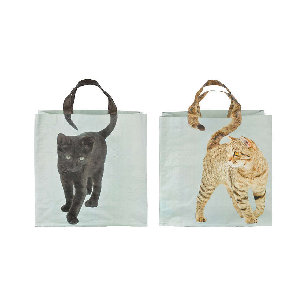 Sac De Courses Queue De Chat L 39 X 14 X H 39 Cm Truffaut