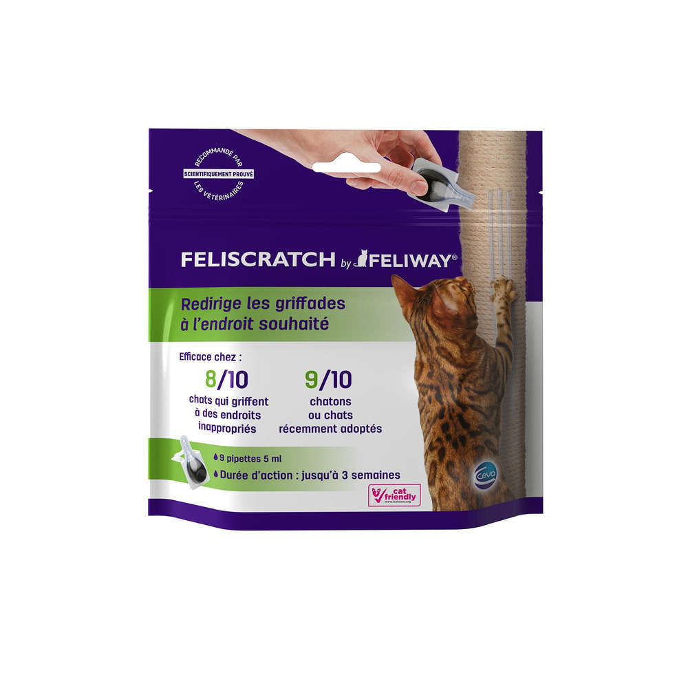 Produit Attractif Feliscratch Pour Chat 9 Pipettes De 5 Ml Truffaut