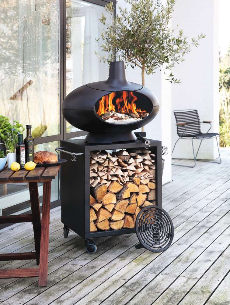 Barbecue Et Four Exterieur En Fonte Noire D70cm H60cm Truffaut