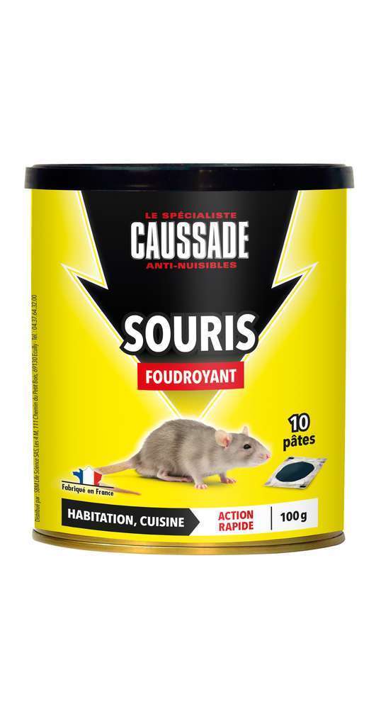 Souricide Foudroyant Pat Appat 10x10g Truffaut