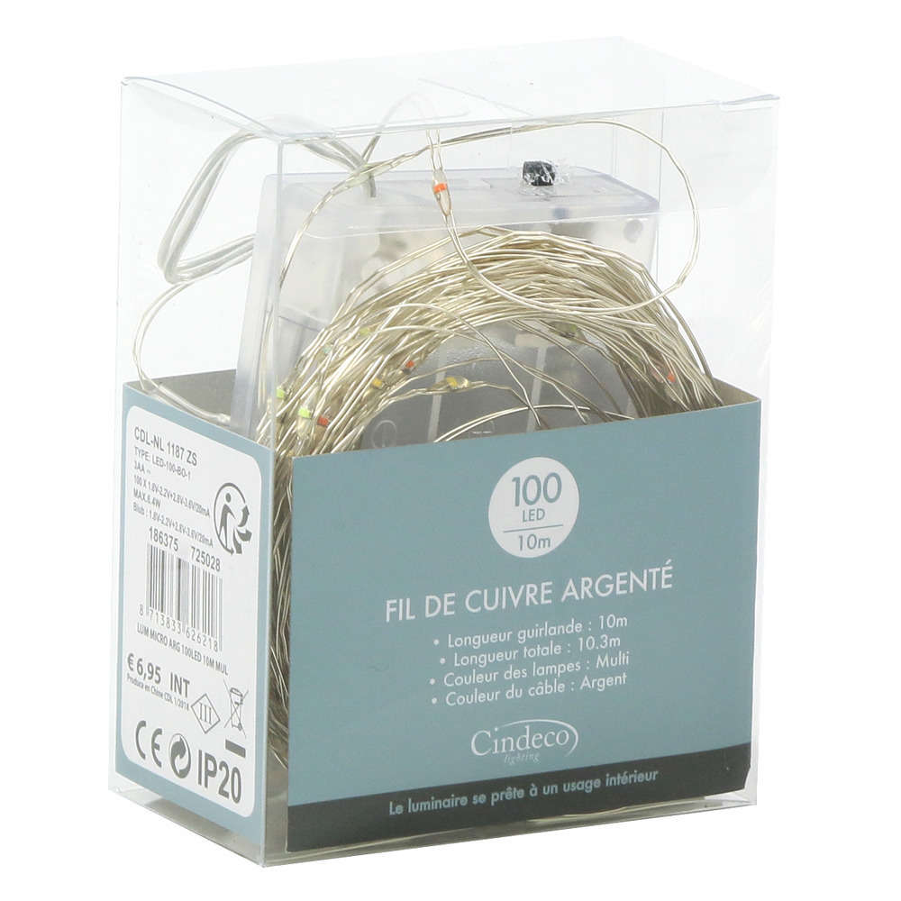 GUIRLANDE LUMINEUSE,blanc chaud-3M LEDs--Guirlande lumineuse de noël à
