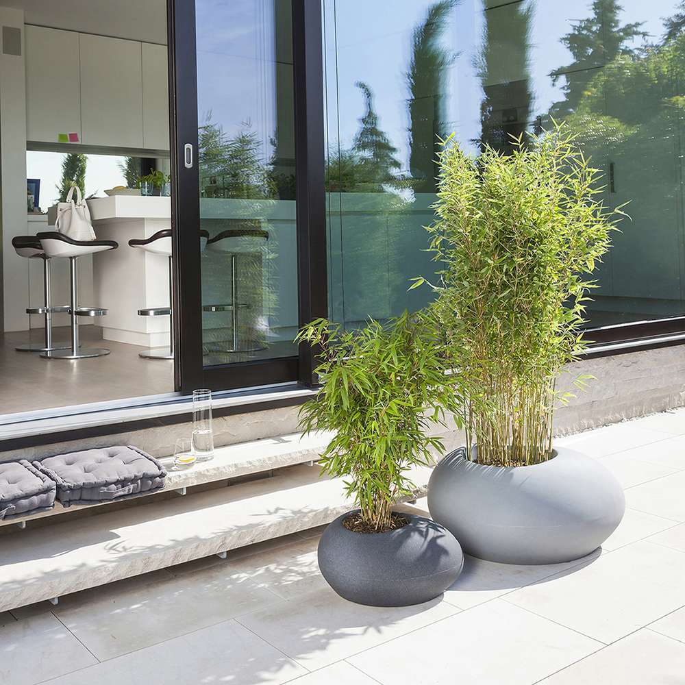 Galet Flow 73cm En Plastique Injecte Coloris Noir Truffaut