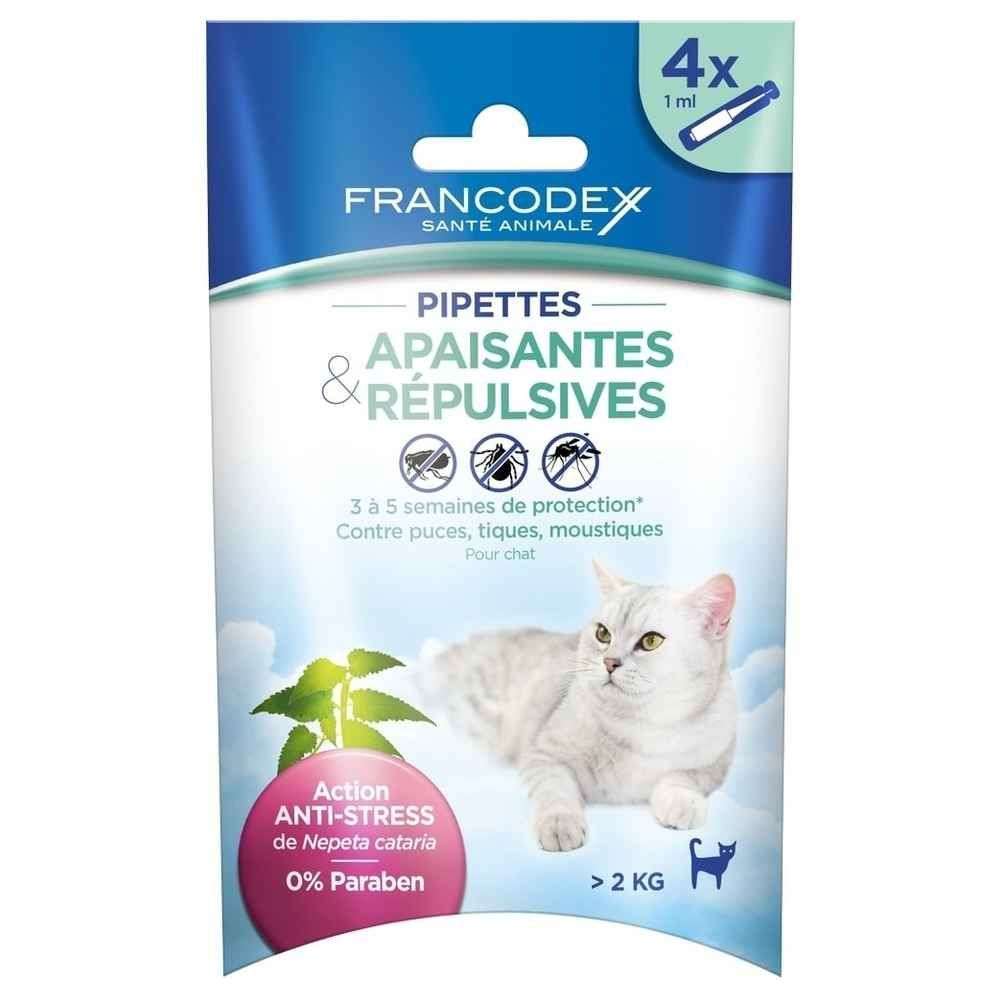 Pipettes Anti Stress Et Repulsives Pour Chat X4 Truffaut