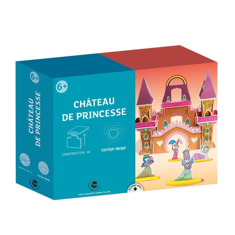 Kit Construction Chateau 3d Et Plastique Magique Truffaut