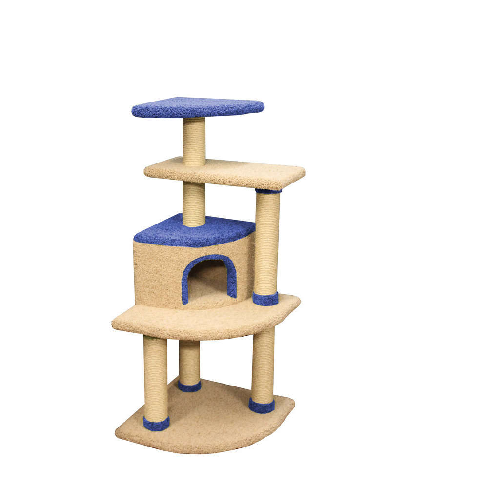 Arbre A Chat Ces Art Babilone Beige Bleu Truffaut