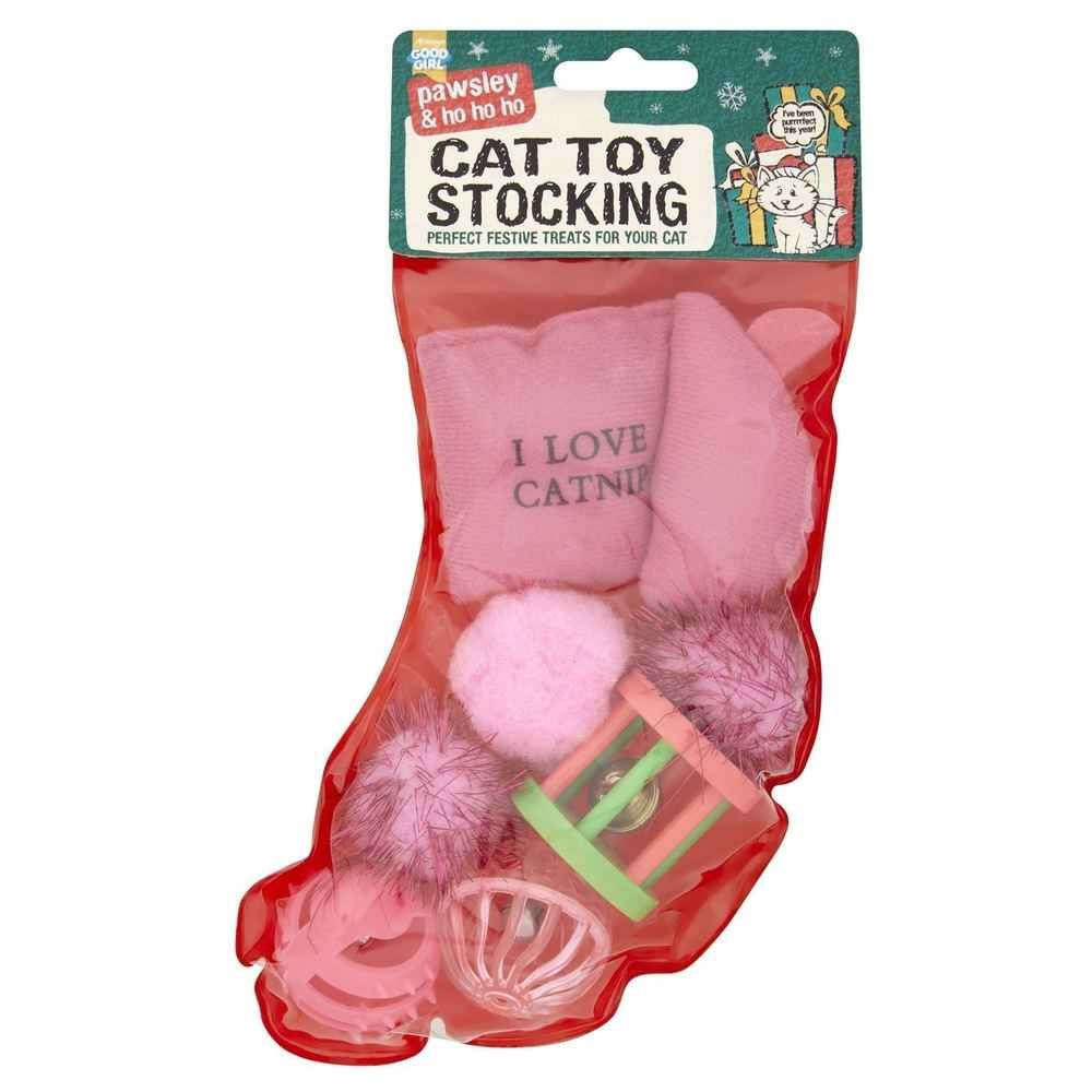 Chaussette De Noel Avec Jouets Pour Chats Truffaut