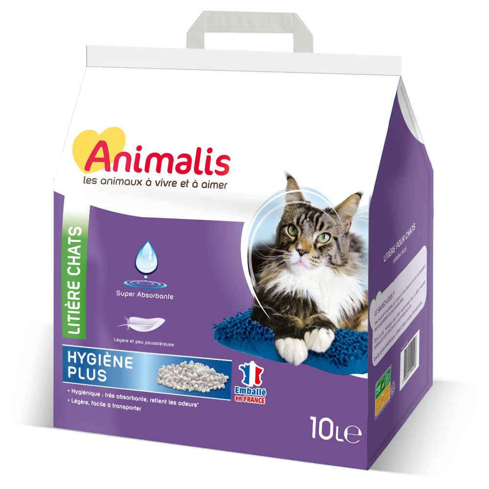 Litiere Hygiene Plus Minerale Pour Chat 10l Truffaut