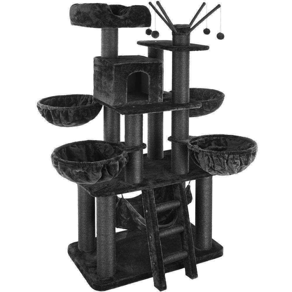 Arbre A Chat 195cm Noir Truffaut