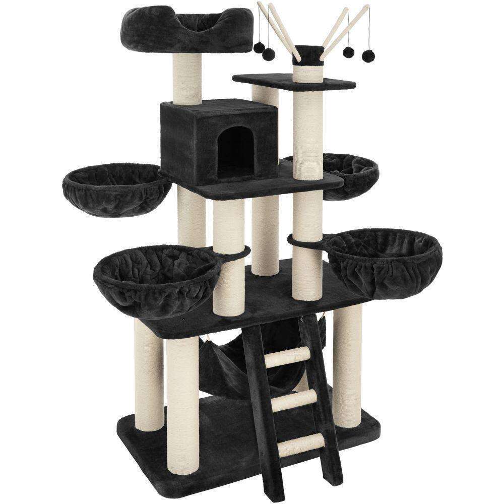 Arbre A Chat 195cm Noir Blanc Truffaut