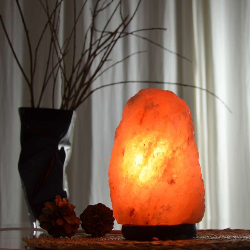 Lampe En Cristal De Sel D Himalaya De 2 A 3 Kg Truffaut