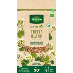Graines De Trèfle Blanc Bio Vilmorin - Boîte De 375 G, Pour Pelouse, Engrais Vert Ou Jardin Naturel