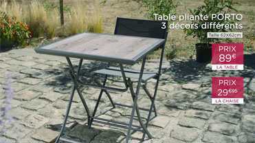 Table pliante Porto