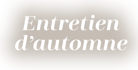 Entretien d'automne