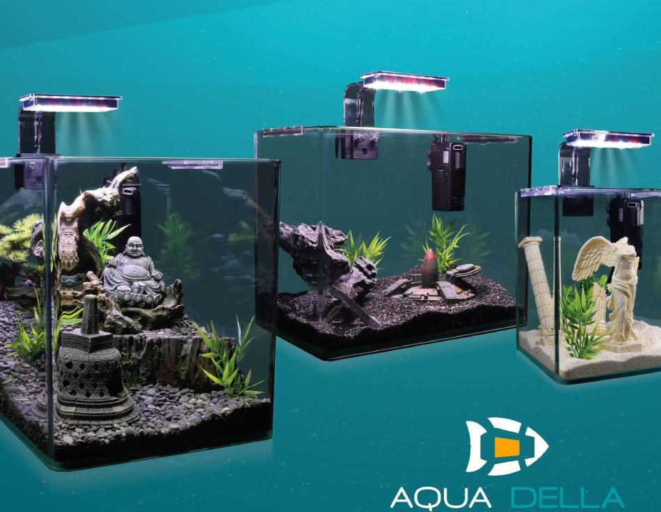 AQUA DELLA décoration pour aquarium 47,5 x 9,5 x 17 cm
