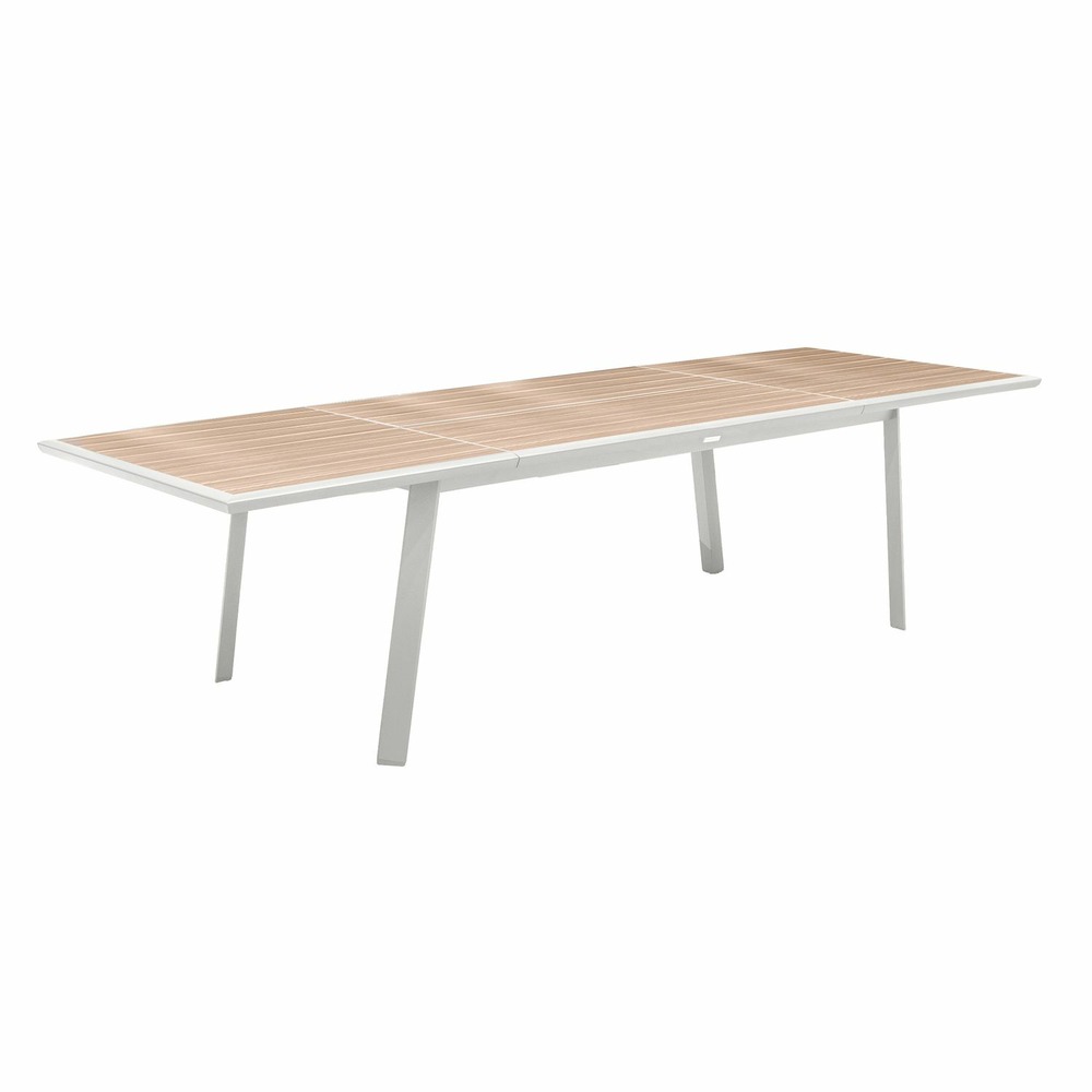 Table de jardin extensible pavane en aluminium
