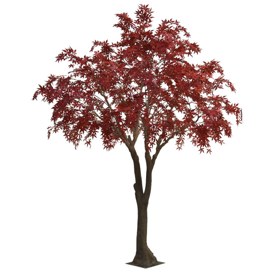 Arbre artificiel acer xl bordeaux 300cm