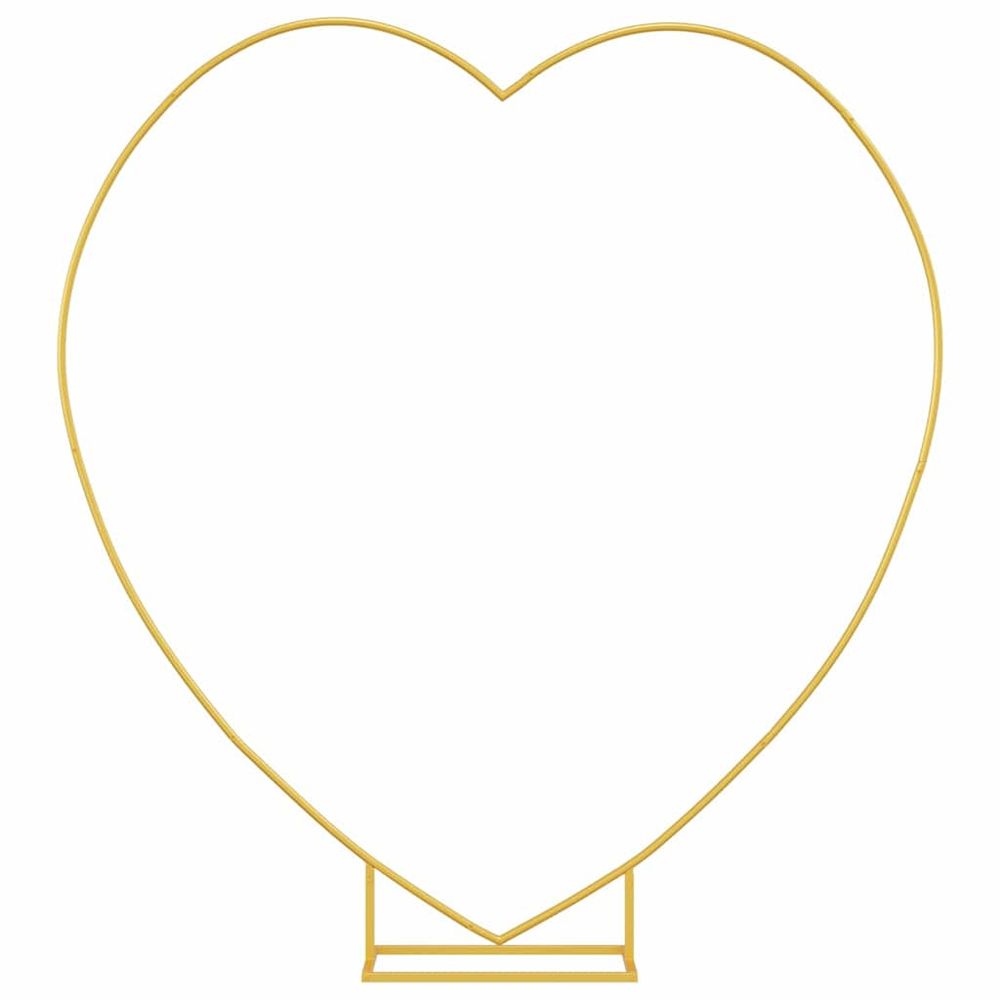 Arche de mariage doré 195 x 35 x 211 cm acier