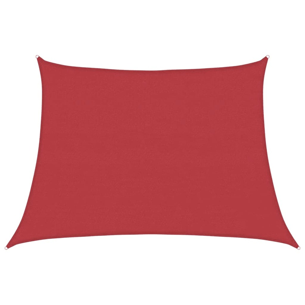 Voile d'ombrage 160 g/m² rouge 4/5x3 m pehd