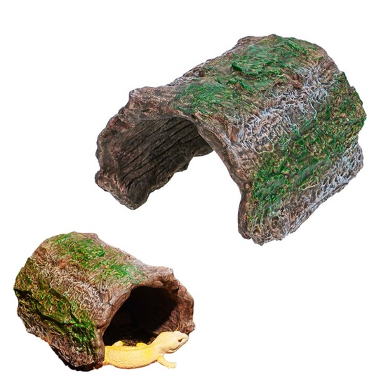 Cachette en résine pour reptiles