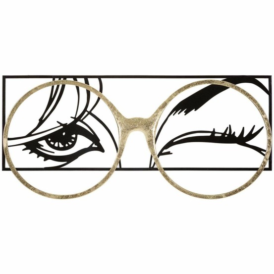 Cadre décoratif en métal eyewear 89.5 x 3.8 x 41.3 cm