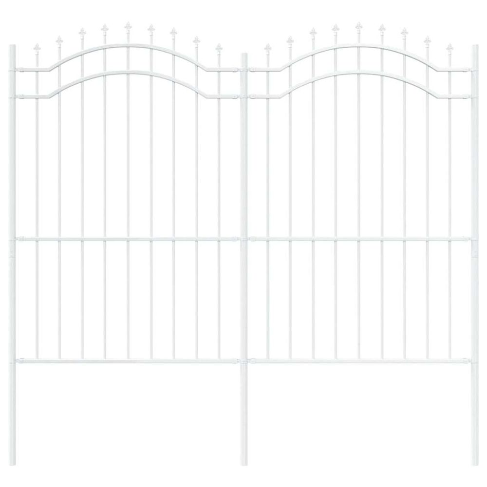 Clôture de jardin woerden 240 x 215 cm acier peint par poudre
