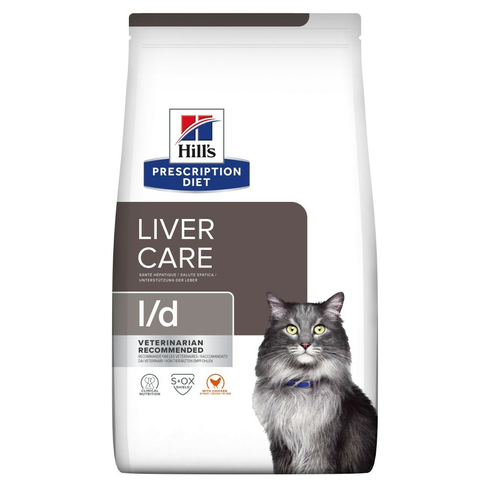 Croquettes chat adult prescription diets l/d liver care - hill's 1,5 kg