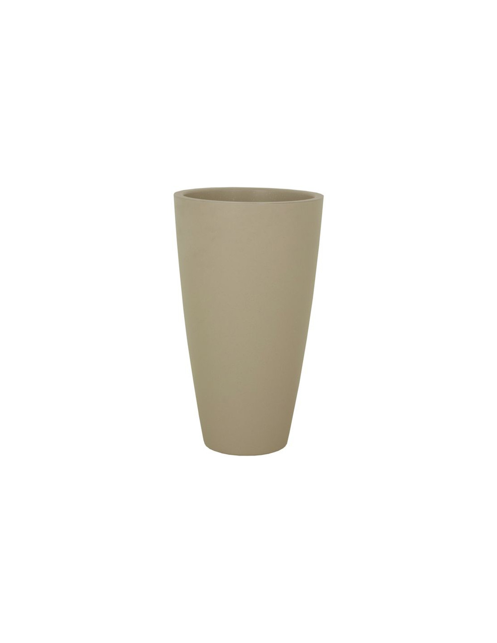 Pot haut havana natural h 70 cm - gris calcaire