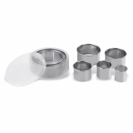 Boîte 8 découpoirs ronds inox - pujadas