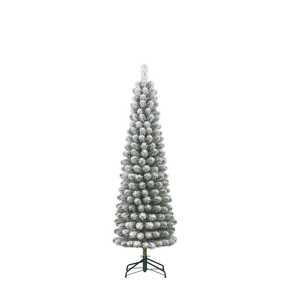 Black box trees charlton sapin de noël artificiel étroit - h185 x ø53 cm - vert