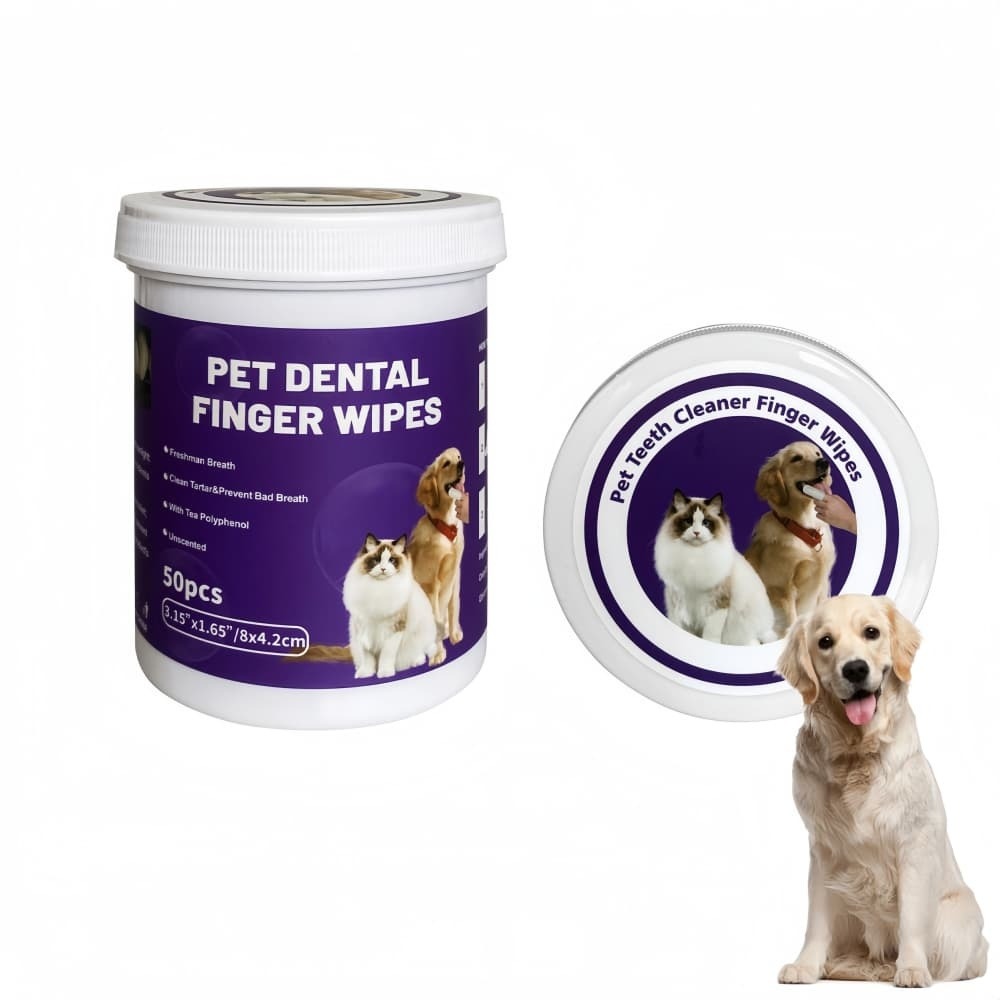 Lingettes dentaires pour animaux