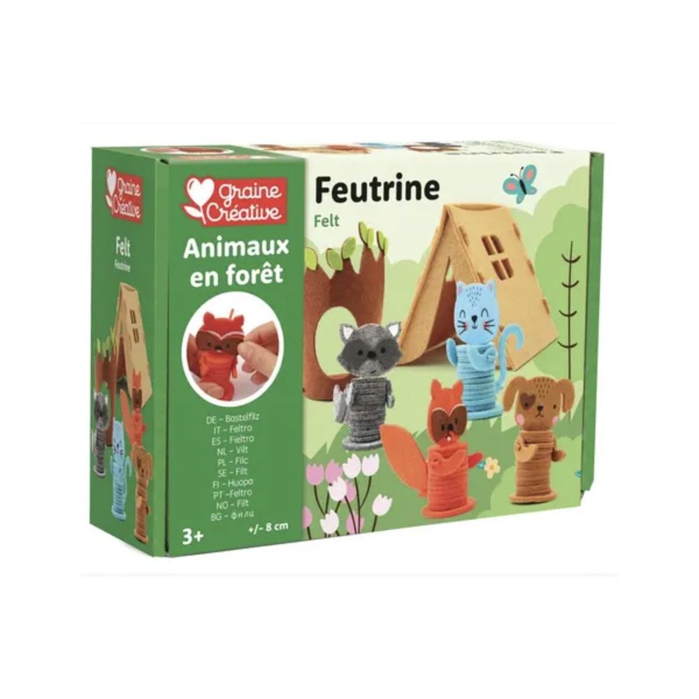 Kit feutrine - animaux dans la foret
