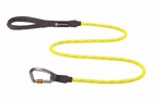 Laisse en corde knot-a-leash™ avec mousqueton à verrouillage.  couleur: lichen green (jaune), taille: l