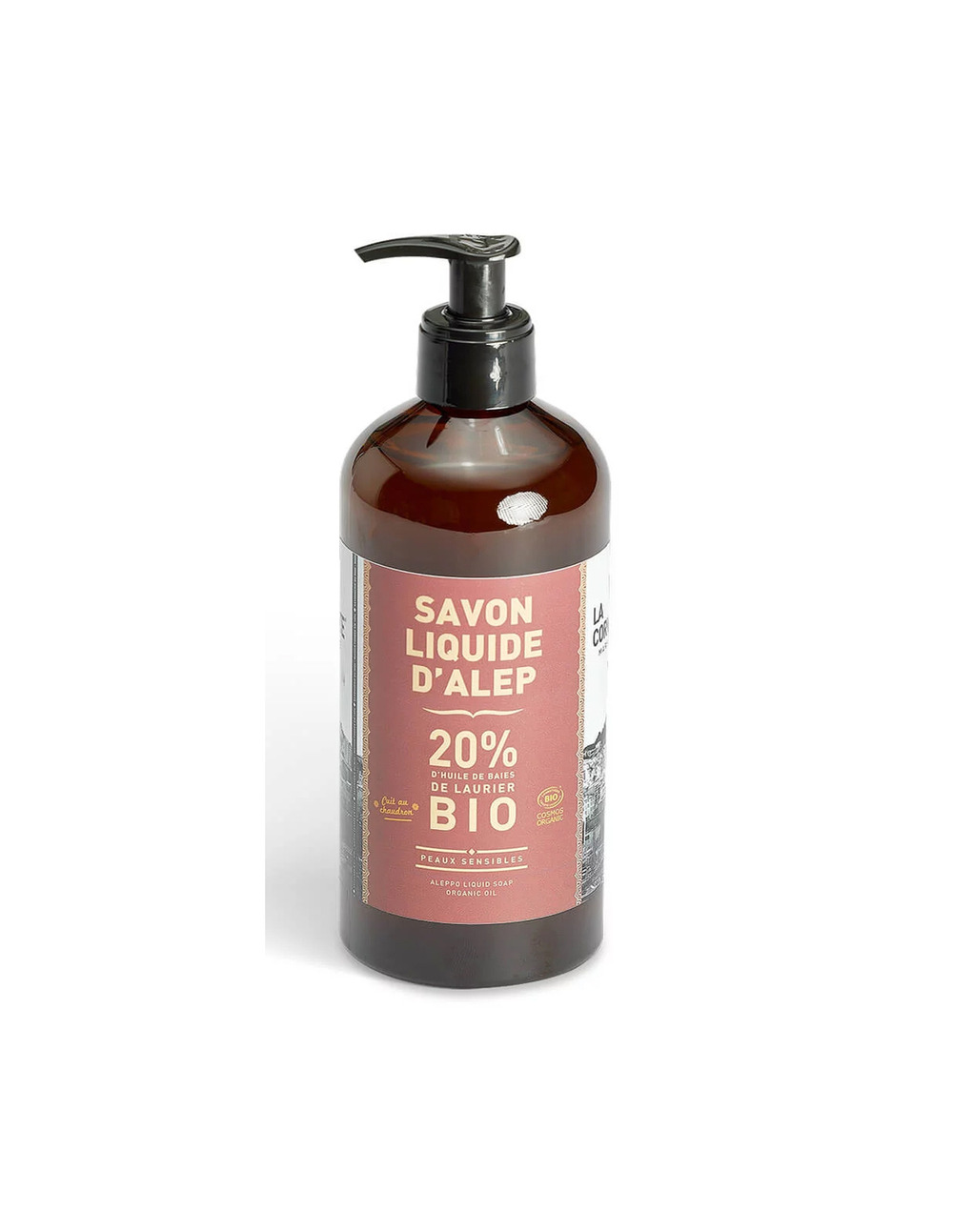 Savon d'alep liquide pompe 500ml - la corvette