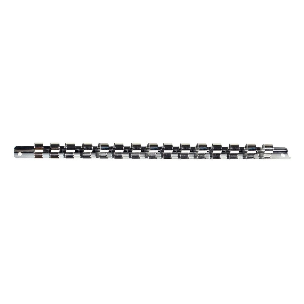 Support clé à douille métal, rail de rangement 15 douilles