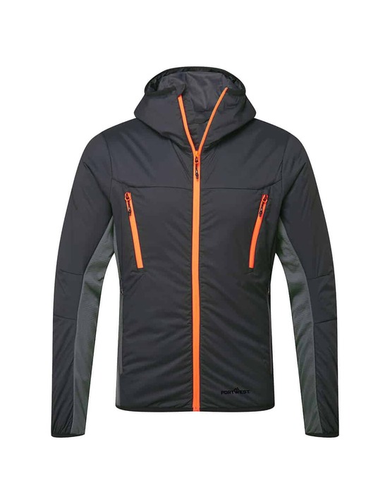 Veste hybride isolée ev4 - l - gris métal - portwest
