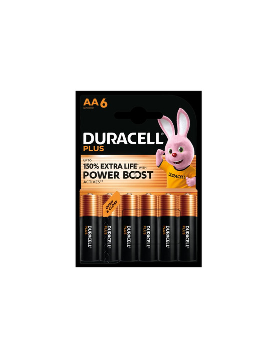 Duracell plus aa x6