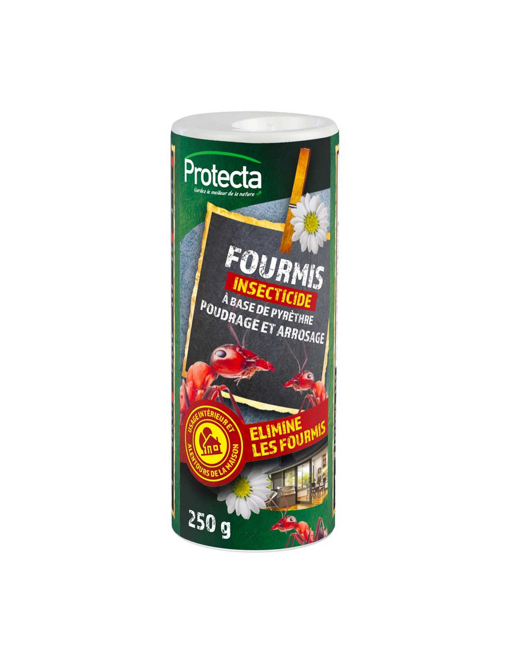 Insecticide en poudre anti-fourmis 250 g tp18 - protecta